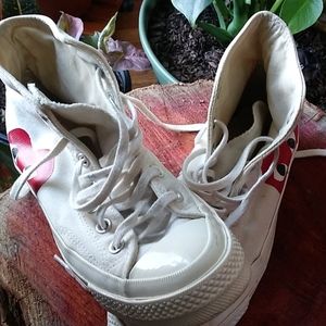 Comme des Garcons Converse Play high top size 8 wo